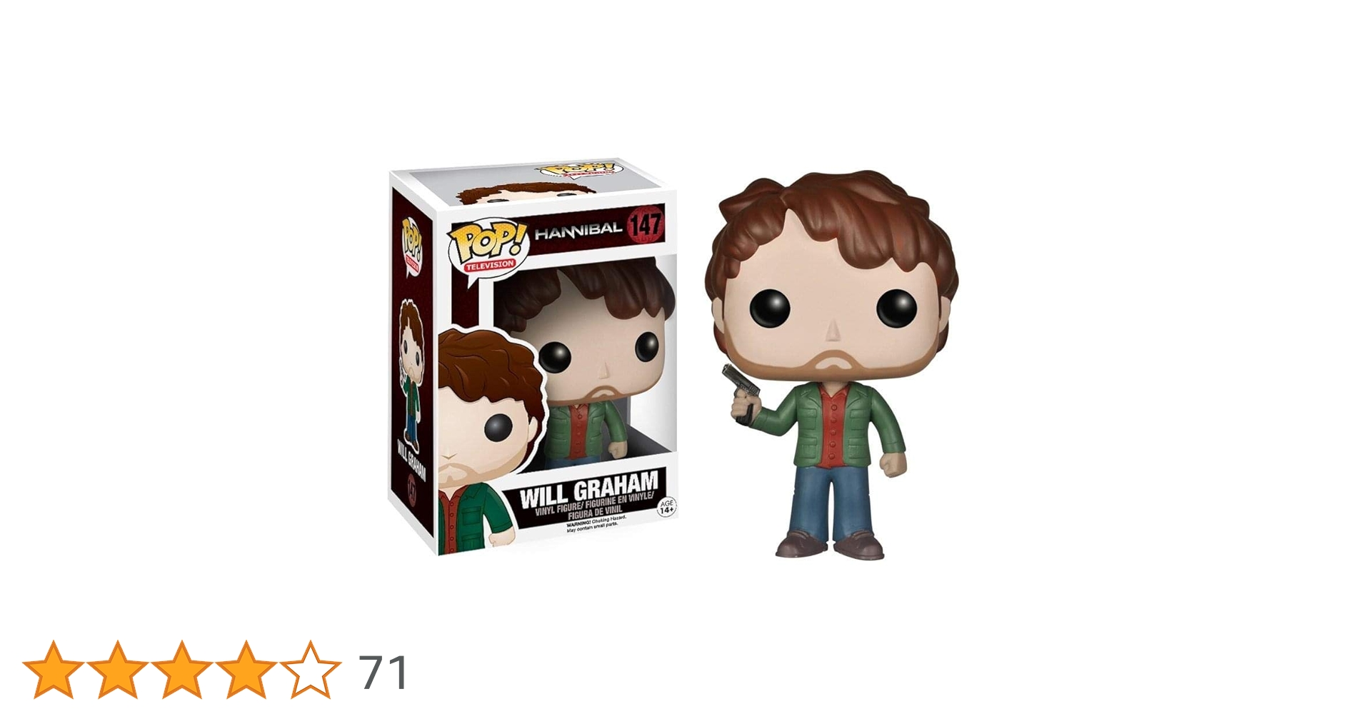 値下げ交渉可　Funko pop ハンニバル ウィルグレアム捜査官 Funko POP WILL ウィル・グレアム捜査官 拘束具 ハンニバル