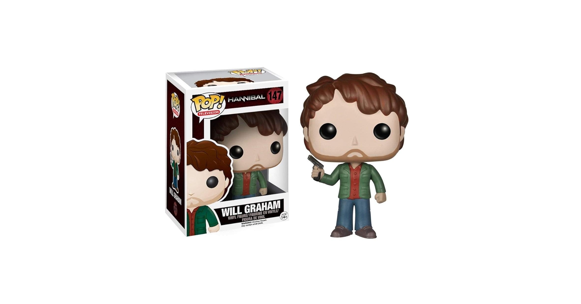 Funko POP HANNIBAL／ハンニバル, ウィル Amazon.com: Funko POP TV: Hannibal - Will Graham : Toys & Games