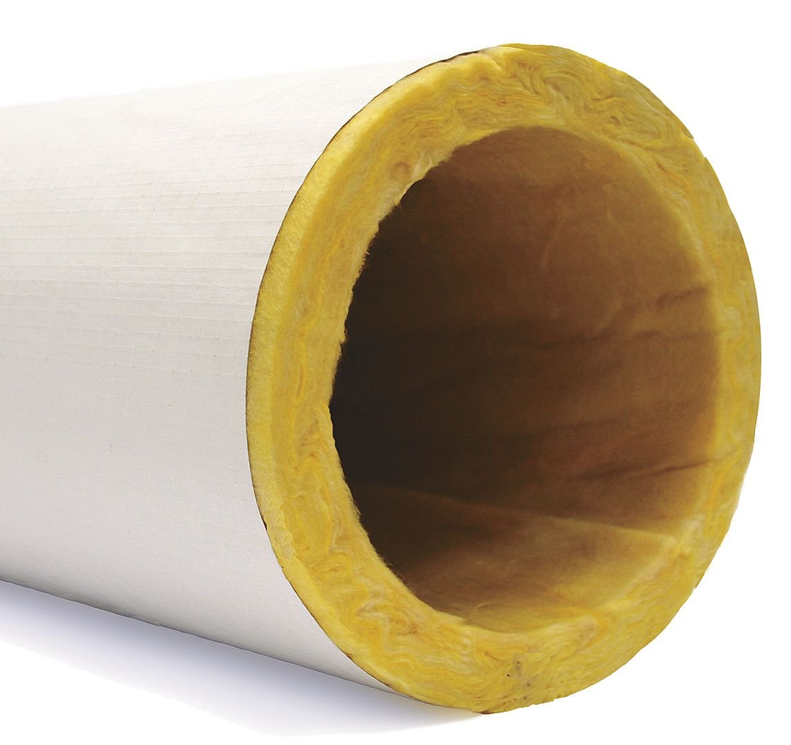 Owens Corning Pipe Insulation,ID 4",Wall Thickness 2"