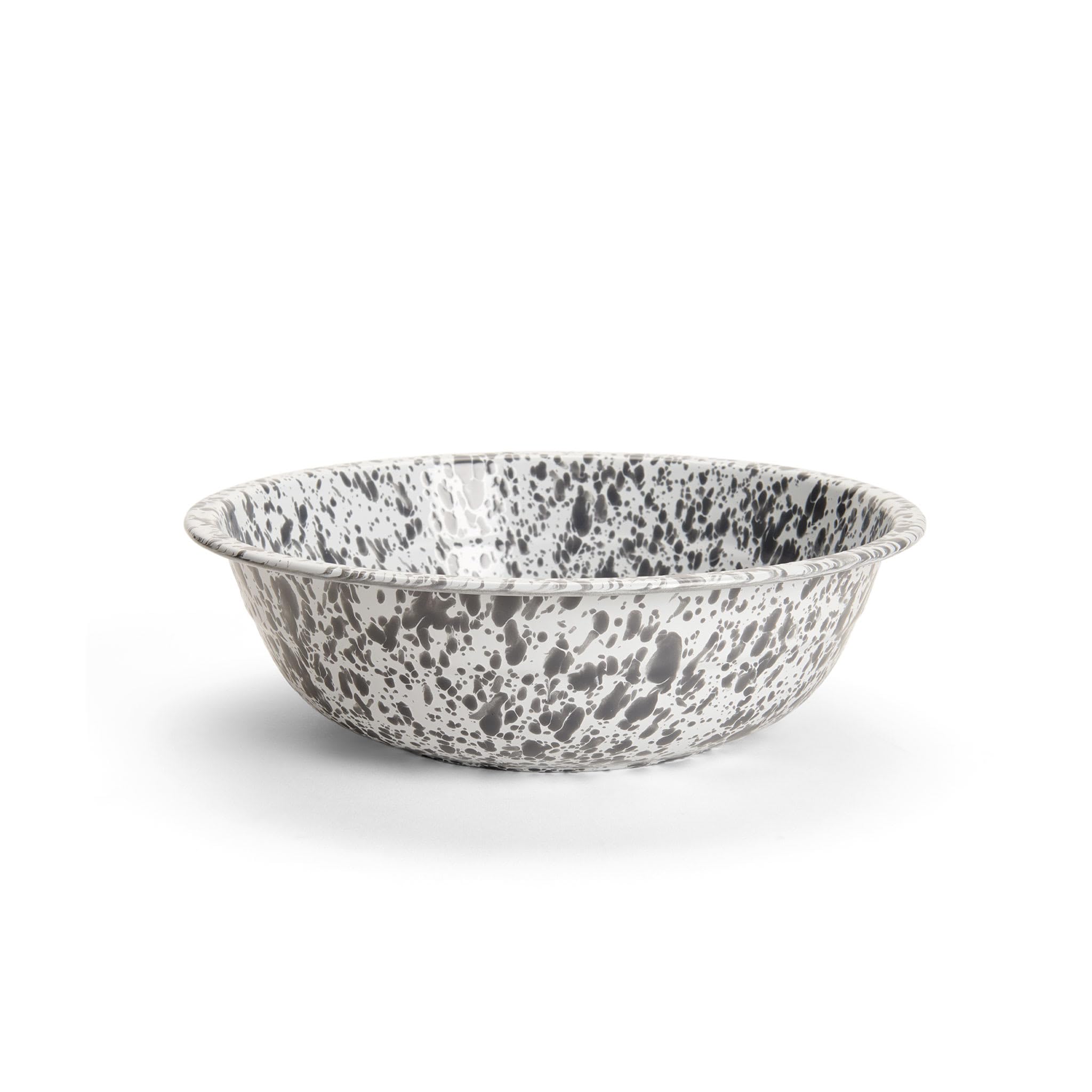 Amazon.com: Crow Canyon Home Splatter Enamelware Small Basin, Grey