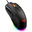 Havit RGB Gaming Mouse Wired PC Gaming Mice with 7 Color Backlight, 6 Buttons, Up to 6400 D P I Computer USB Mouses for Deskt