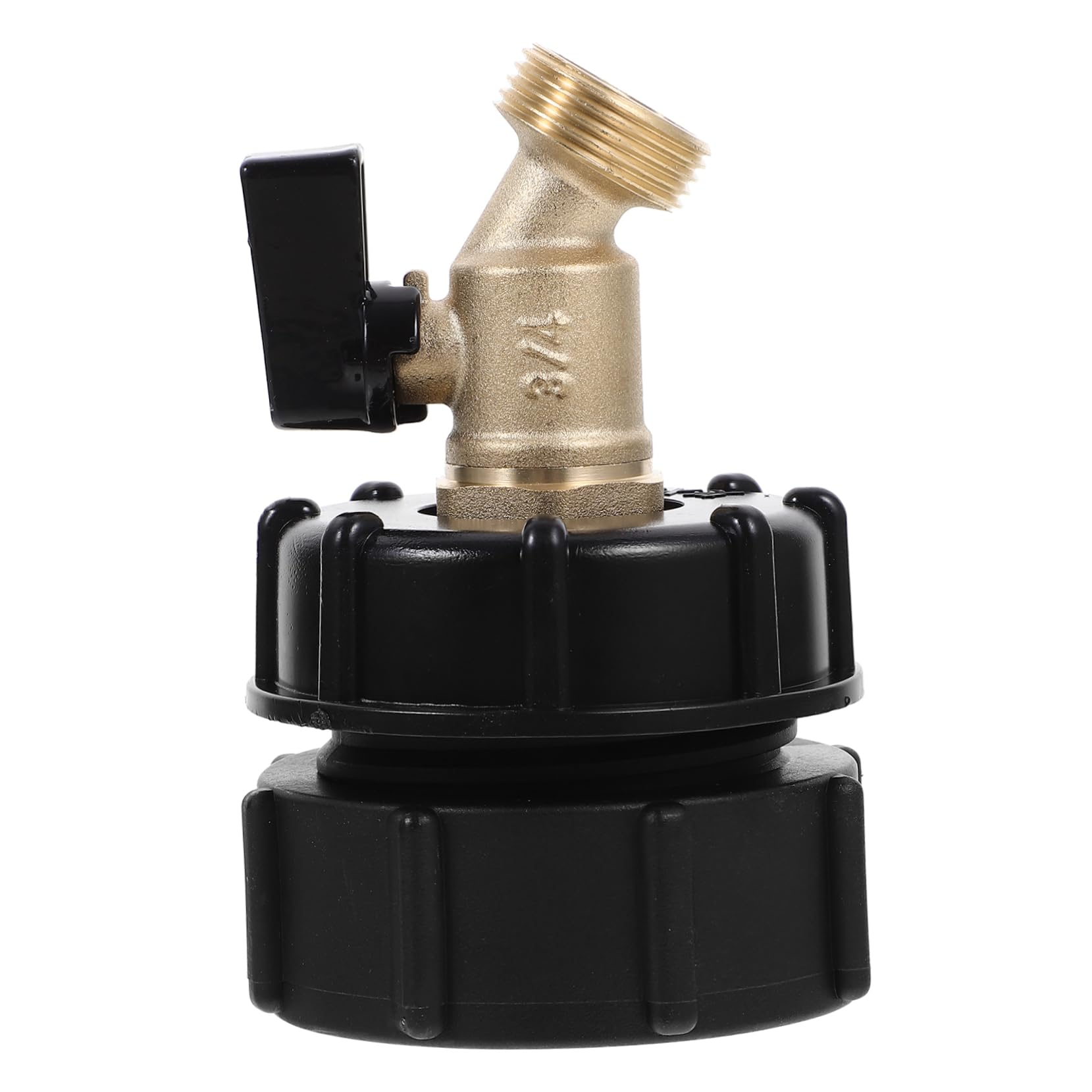 Kisangel 3 Piezas Babero De Manguera Tanque Ajuste De Barriles De Tonelada Aireador Kit De Grifo De Lluvia Conector De Manguera Grifo De Barriles De Tonelada Depósito De Agua Abs