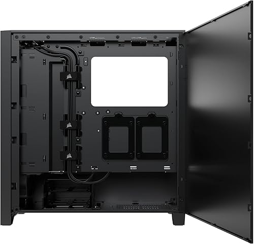 Miniatura 9 de Corsair iCUE 4000D RGB Airflow Mid-Tower Case - 3 ventiladores AF120 RGB Elite - Controlador iCUE Lighting Node PRO - Diseño de alto flujo de aire -