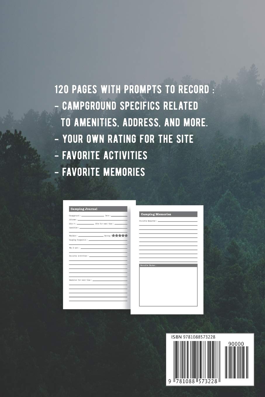 Camping Journal: Family Camping Log Book With Writing Prompts image 2