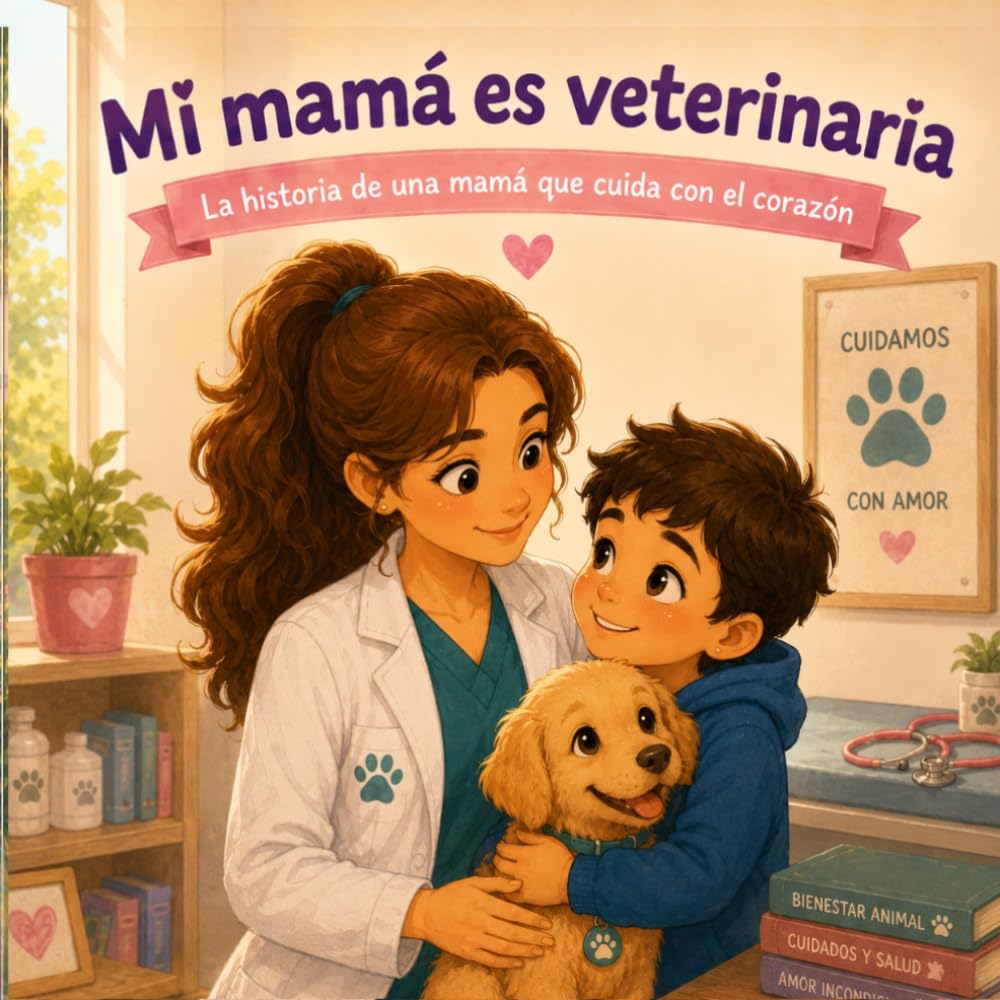 MI mamá es veterinaria: La historia de una mamá que cuida a los animales con amor (Mamás increíbles)
