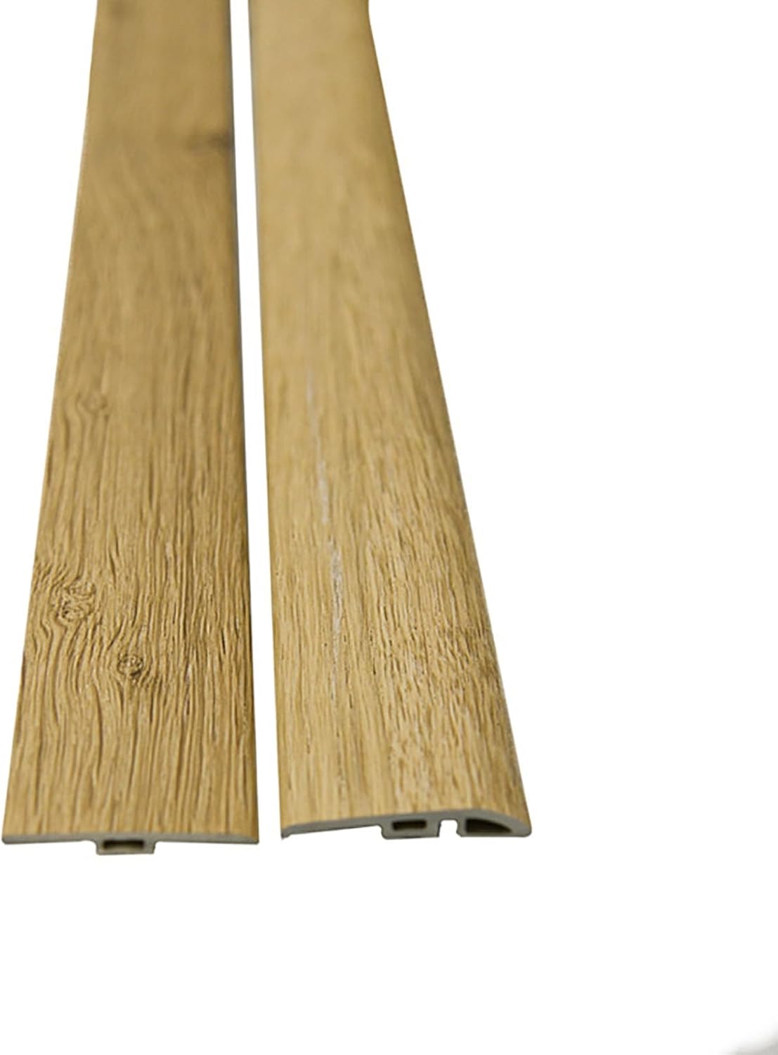 Floor Threshold Transition Strip, PVC Floor Edging, Anti-Stain & Wear-Resistant for Laminate, Wood, Carpet to Tile Doorways & Uneven Floors, Easy Installation
