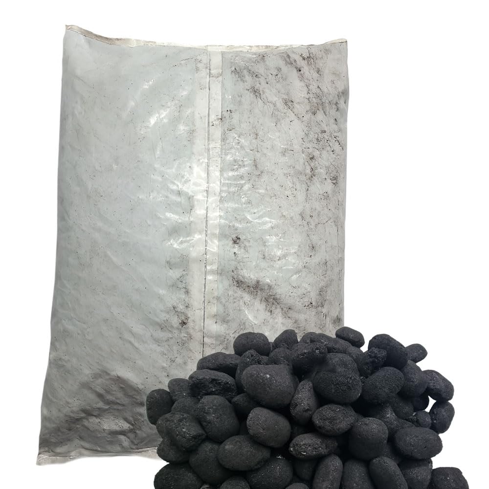 Flicker & Flame Black Smokeless Fuel 20Kg – Ready To Burn Certified – Easy To Light – Low Ash & Clean Burning – Active Lively Flame – Long-Lasting And Consistent Burn Quality