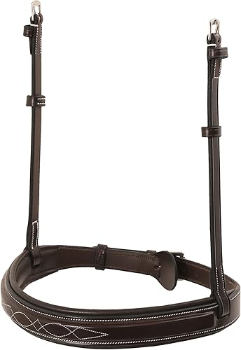 Miniatura 5 de Exion - Brida de cazador acolchada suave con riendas forradas de goma de cuero con tope de mano, brida inglesa cazador para caballos  Brida inglesa