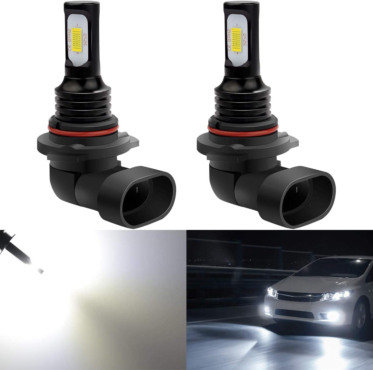 Amazing Colorways Katur 9006 Hb4 Led Fog Light Bulbs Extremely Bright 2400 Lumens Max 75w High Power Led For Daytime Running Light Drl Or Fog Lights Xenon White 9006 Hb4 White Sale Amazing Colorways Katur 9006 Hb4 Led Fog Light Bulbs Extremely Bright 2400 Lumens Max 75w High Power Led For Daytime Running Light Drl Or Fog Lights Xenon White 9006 Hb4 White Sale