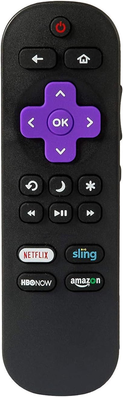 Bedycoon Remote Control Compatible with LC-RCRUS-17 Sharp roku TV LC-50LB481U LC-43LB481U LC-55LB481U LC-32LB481 LC-32LB481C LC-32LB481U LC-43LB481 LC-43LB481C LC-43LB481U LC-50LB481 LC-55LB481U
