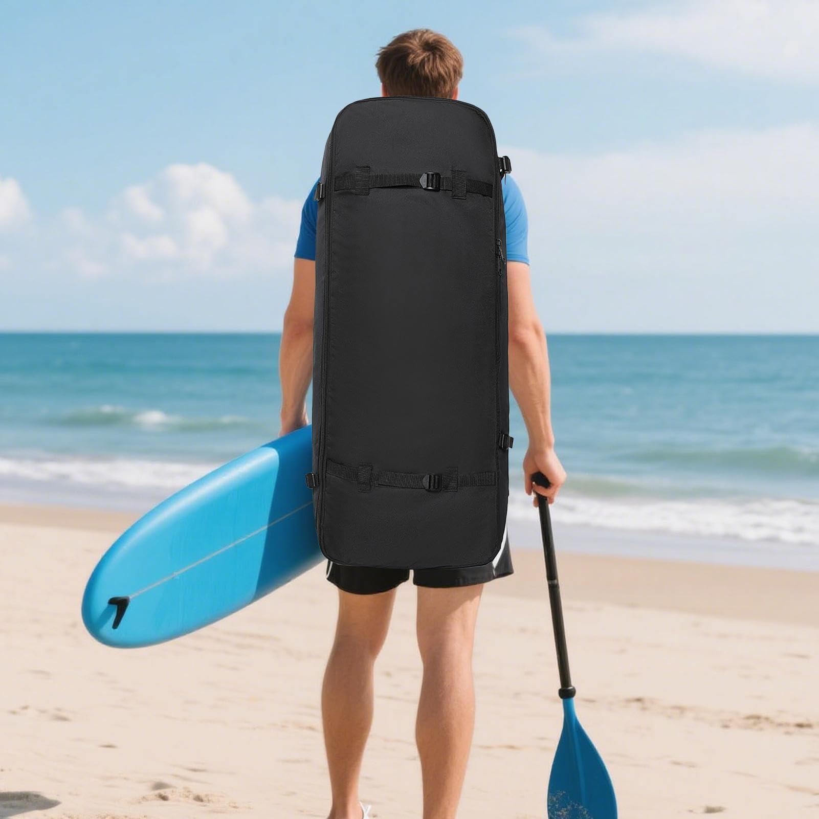Aufblasbare Paddelboard-Tasche, wasserdicht, leicht, mit verstellbarem