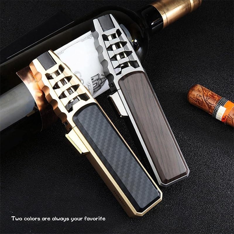 Fireblaze Electric Lighter,Fire Blaze Lighter, Brightfire Rechargeable Torch Lighter, Brightfire Lighter,Refillable Kitchen Cooking Bright Fire Butane Lighter with Safety Lock for BBQ, Baking(2pack)