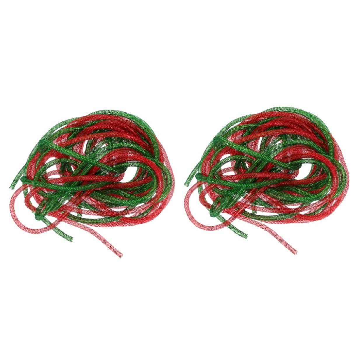 Tubo de malla de nylon NUOBESTY de 2 piezas para decoración de guirnaldas y fiestas