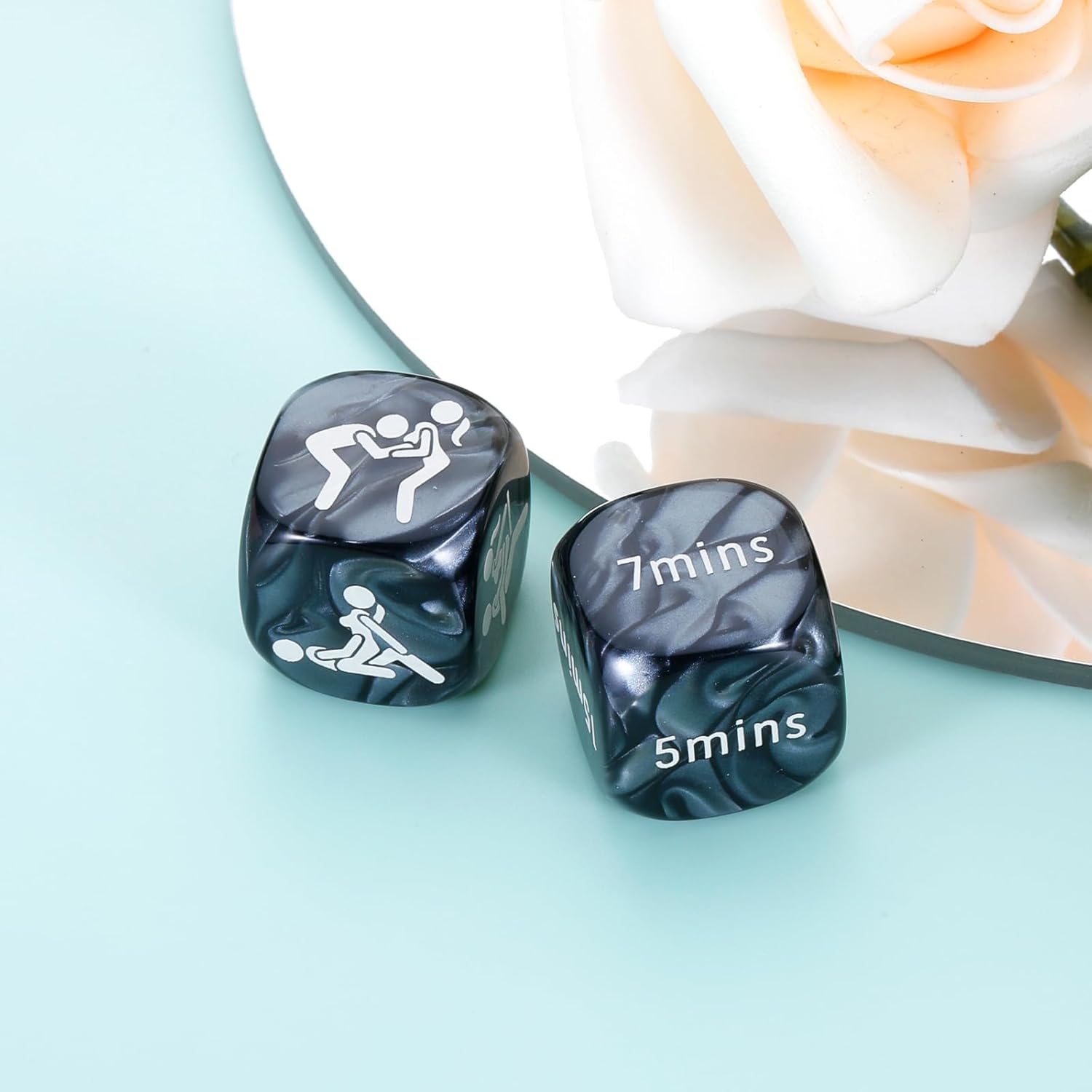 Fathers Day Naughty Gifts for Him, Dirty Sex Games Dice Toy, Couple Games for Date Night, Mens Valentines Day Gifts, 11th Anniversary Steel Gift for Couples Husband Wife Boyfriend Girlfriend