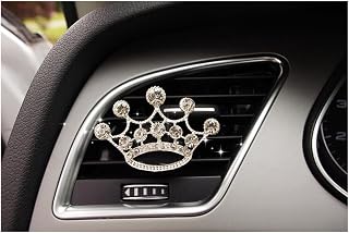 Car Perfume Clip Diamond Crown Car Aromatherapy with Vent Clip