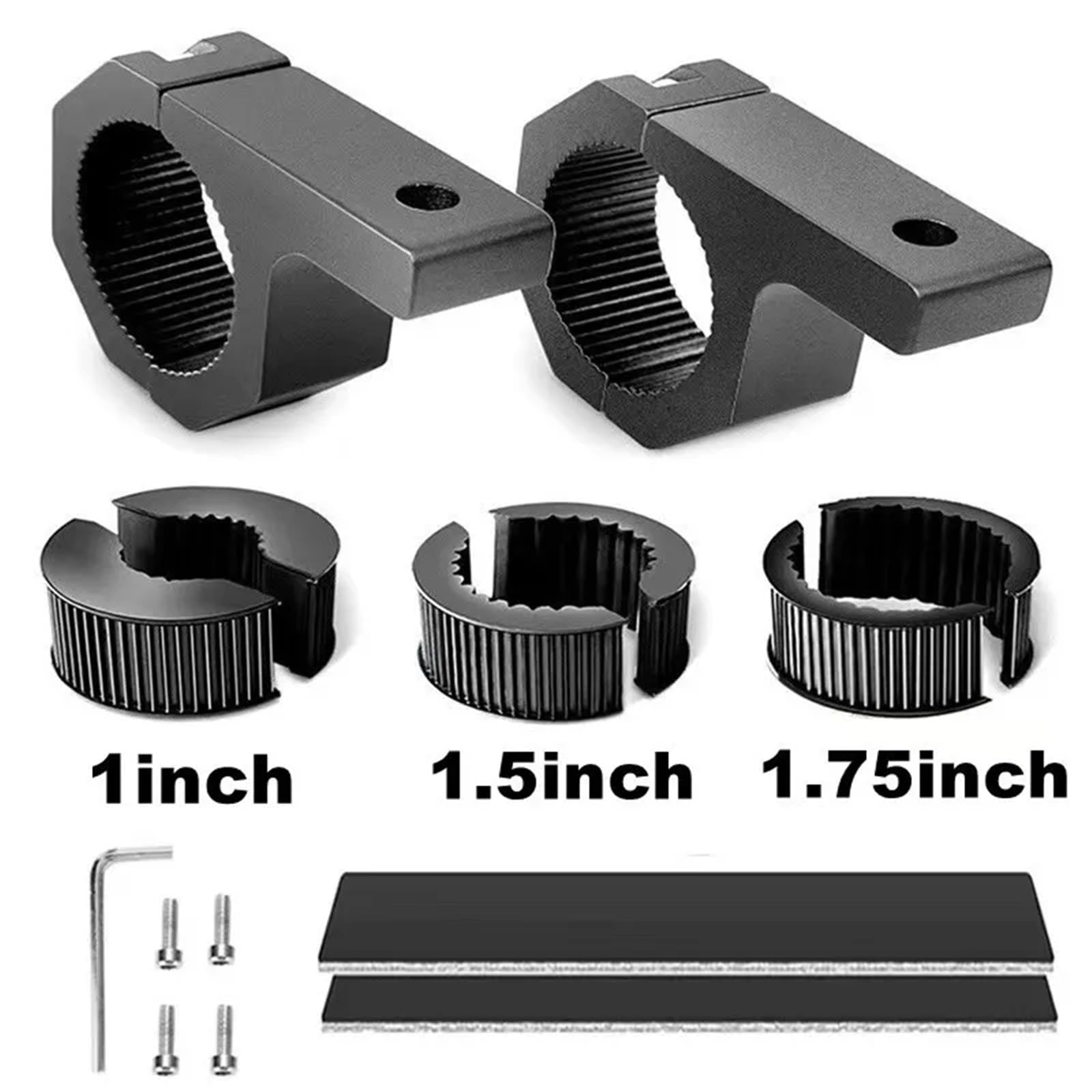 Scheinwerferhalterung Auto Motorrad Rohr Scheinwerfer Klemmen Stoßstange Off Road Licht Bar Montage Halterung Kit Passend für Off-road SUV ATV 4X4 Nebel