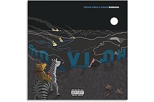 DAXXIN Freddie Gibbs Madlib Bandana Canvas Poster