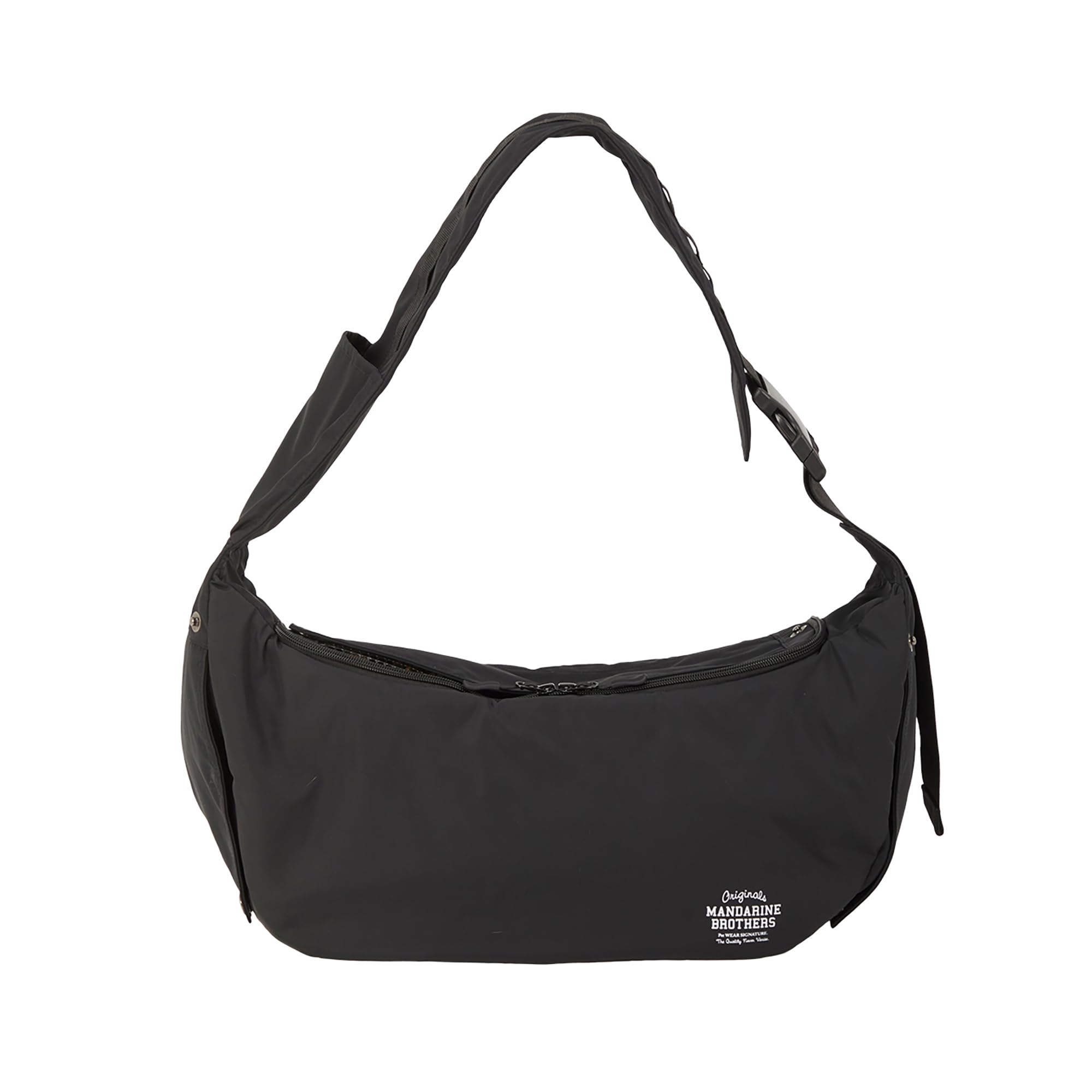 MANDARINE BROTHERS マンダリンブラザーズ スリーブショルダーバッグ SLEEVE SHOULDER BAG 犬 キャリーバッグ ショルダーバッグ スリング (BLACK)