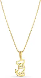 Colar Cordão Feminino Mãe de Pet Pingente Cachorro com Pedras de Zircônias Banhado Ouro 18k - Presente para Mães de Pet, Elegante e Sofisticado