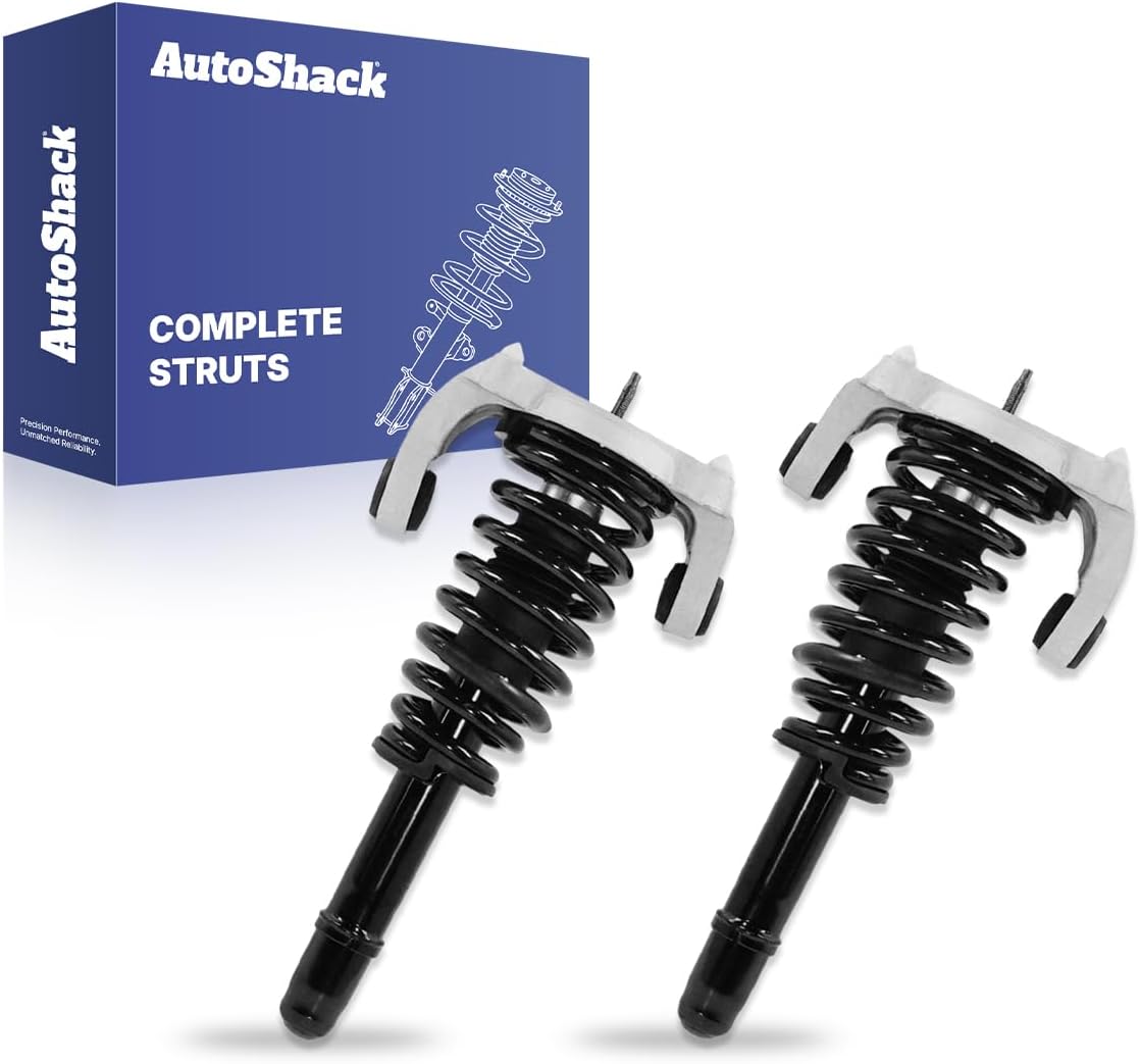 AutoShack Front Complete Strut & Coil Spring Assemblies and Control Arm - Driver and Passenger Side for Chrysler & Dodge, Sebring 1999-2006 Stratus 1999-2006, FWD L4 2.0L 2.4L V6 2.5L 2.7L 3.0L