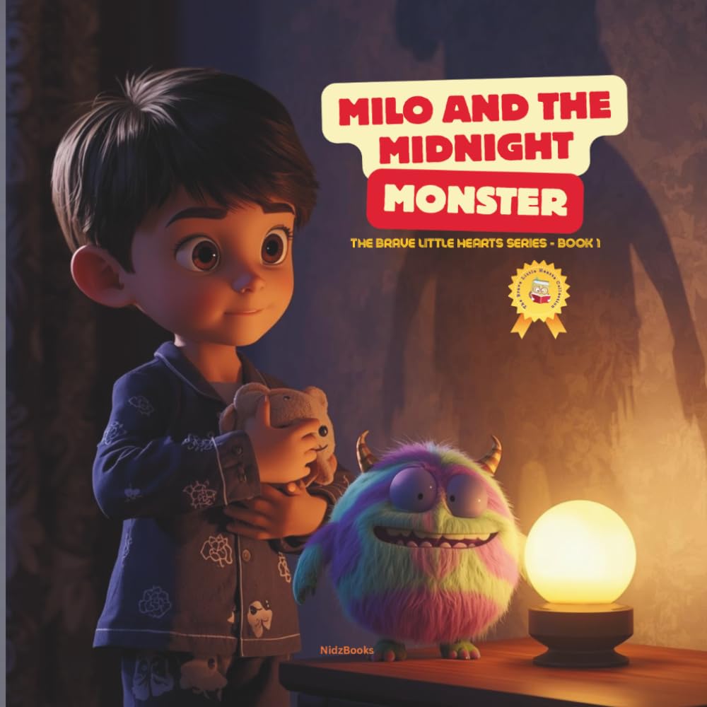 Milo and the Midnight Monster (The Brave Little Hearts Series – Book 1): A heartwarming bedtime adventure about courage, friendship, and facing fears in the dark.