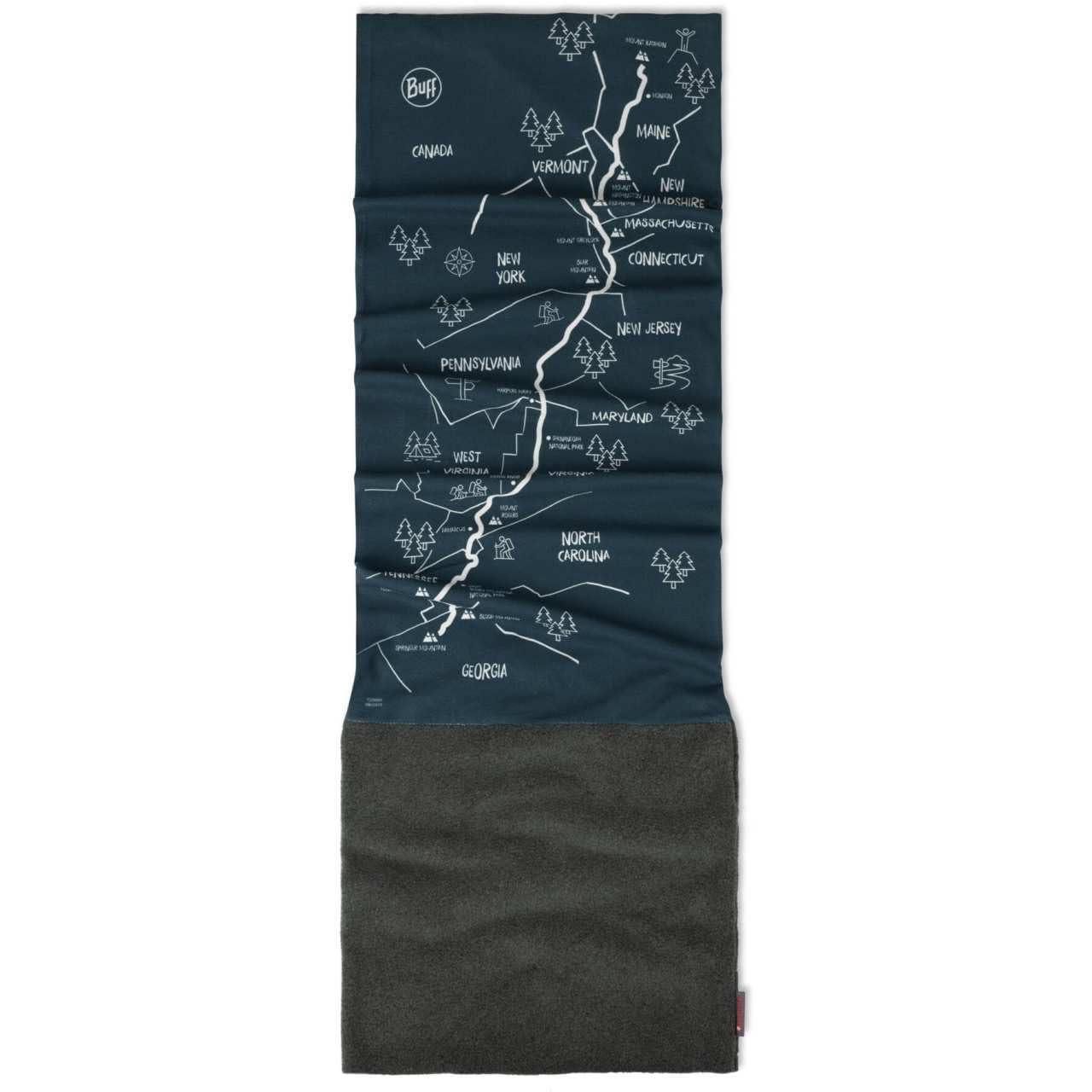 Buff| Braga de cuello Polar Multifucional, Calida, Forro, Comoda, Sueve Hombre Mujer Talla única Azul