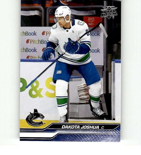 2023-24 Upper Deck Extended #638 Dakota Joshua Vancouver Canucks Official NHL Hockey Base Trading Card