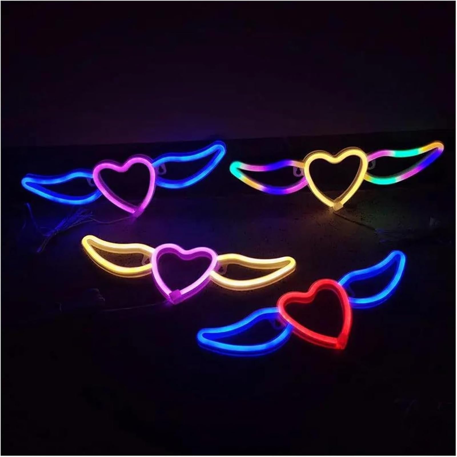 Lettere colorate per illuminazione interna per insegne luminose a LED al neon per ufficio, negozi e ristoranti(1)