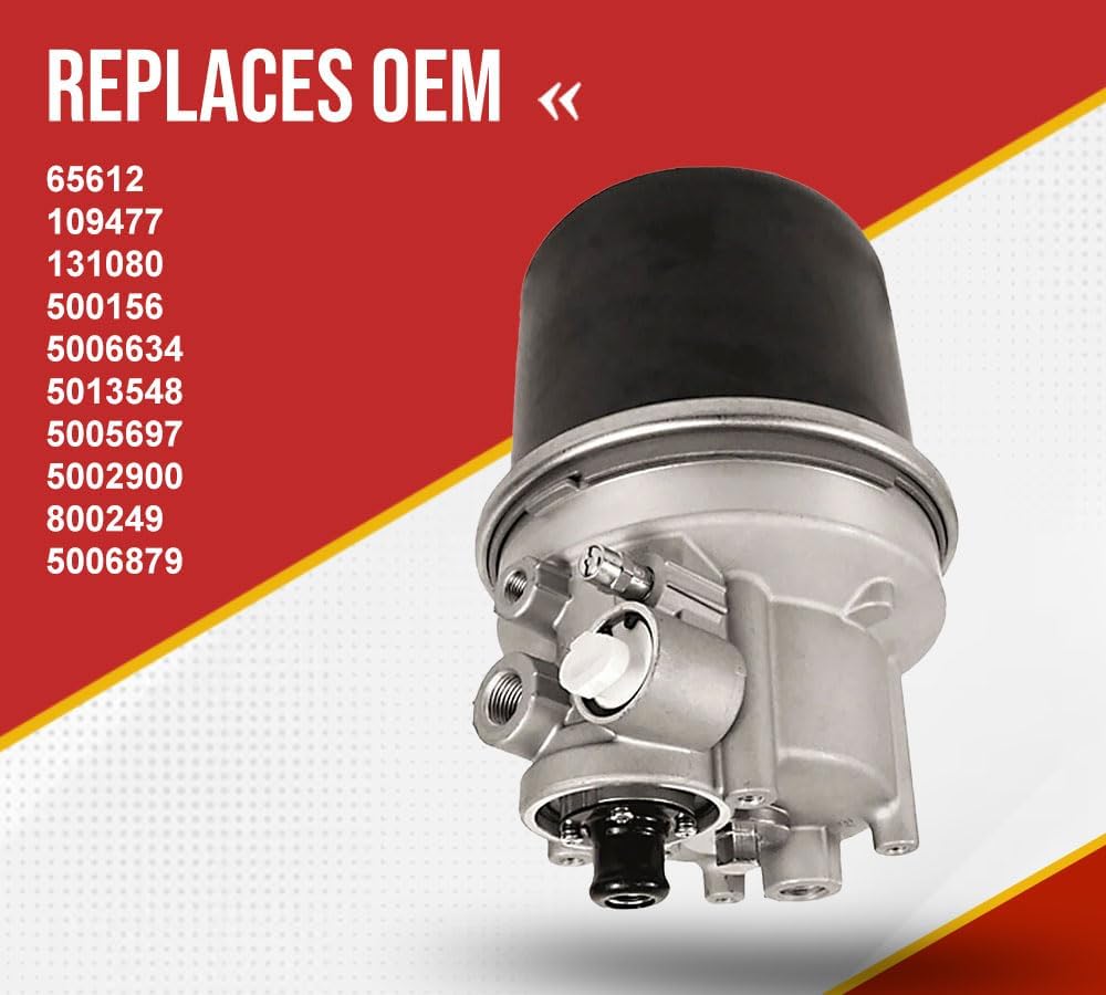 Mytee Products 065612 AD-IP Air Dryer Kit Compatible with Freightliner, Kenworth Replace Bendix 065612, Haldex 109477, H-30004 216560 170.065612 TR065612 109477X