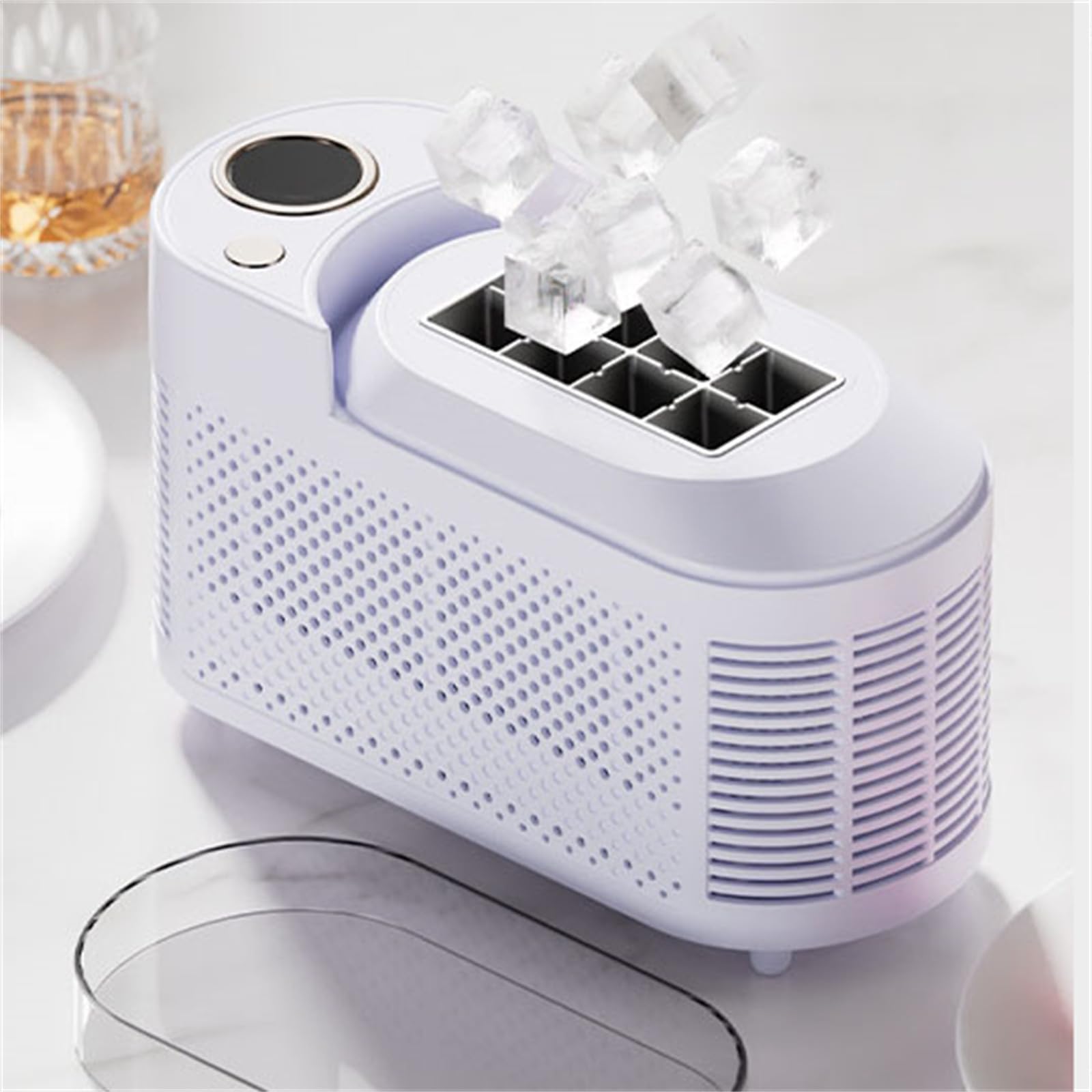 Appareil compact de fabrication de glaçons rapides 8 cubes