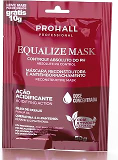 Deep Conditioning Hair Mask Treatment for Keratin, Color Treated & Bleached Blonde Hair-Neutralize Toxic Chemical & Balance PH Level-PH Stabilizing Equalize Hair Mask for Damaged Hair-1.7FLOz-Prohall