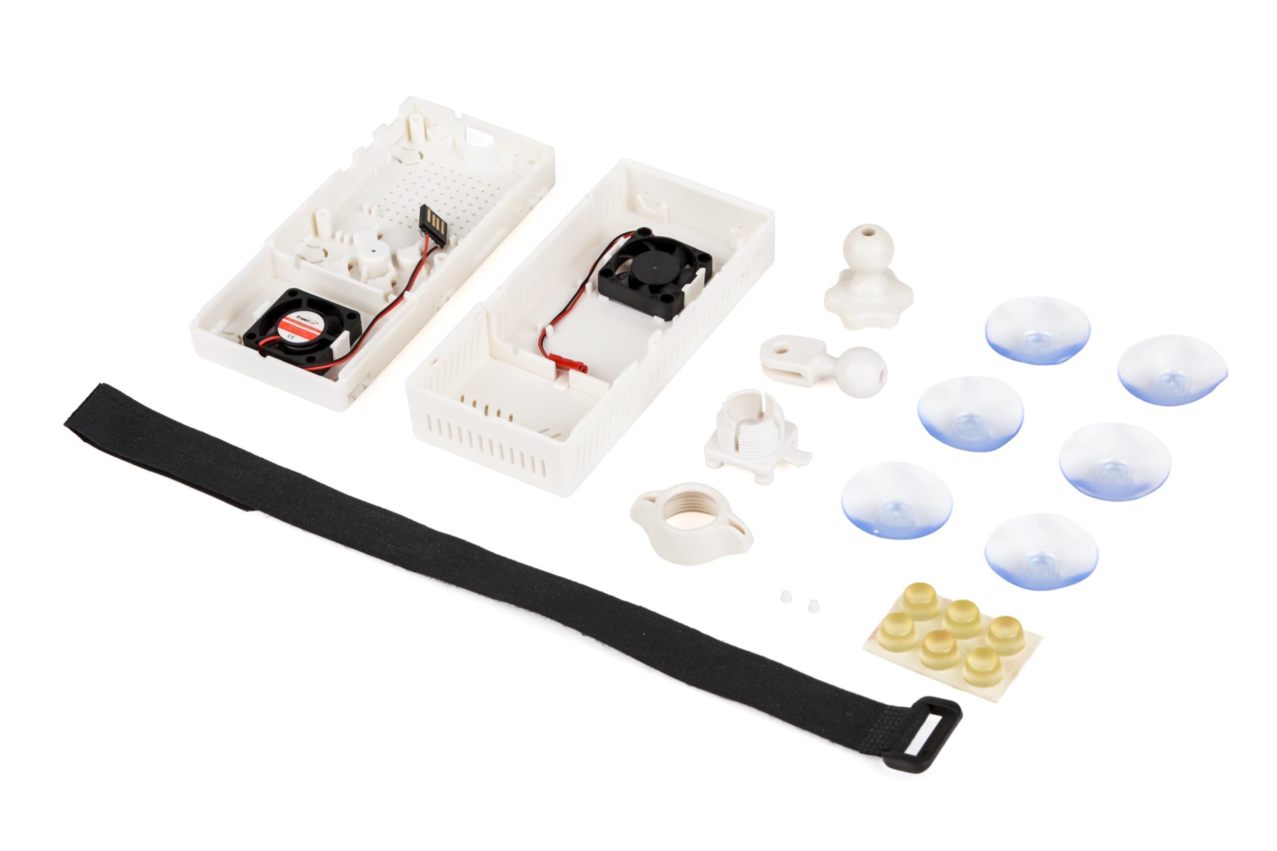 Ventilador dual Raspberry Pi Summitlink V4/V5 blanco compatible con modulo AHRS y GPYes 5