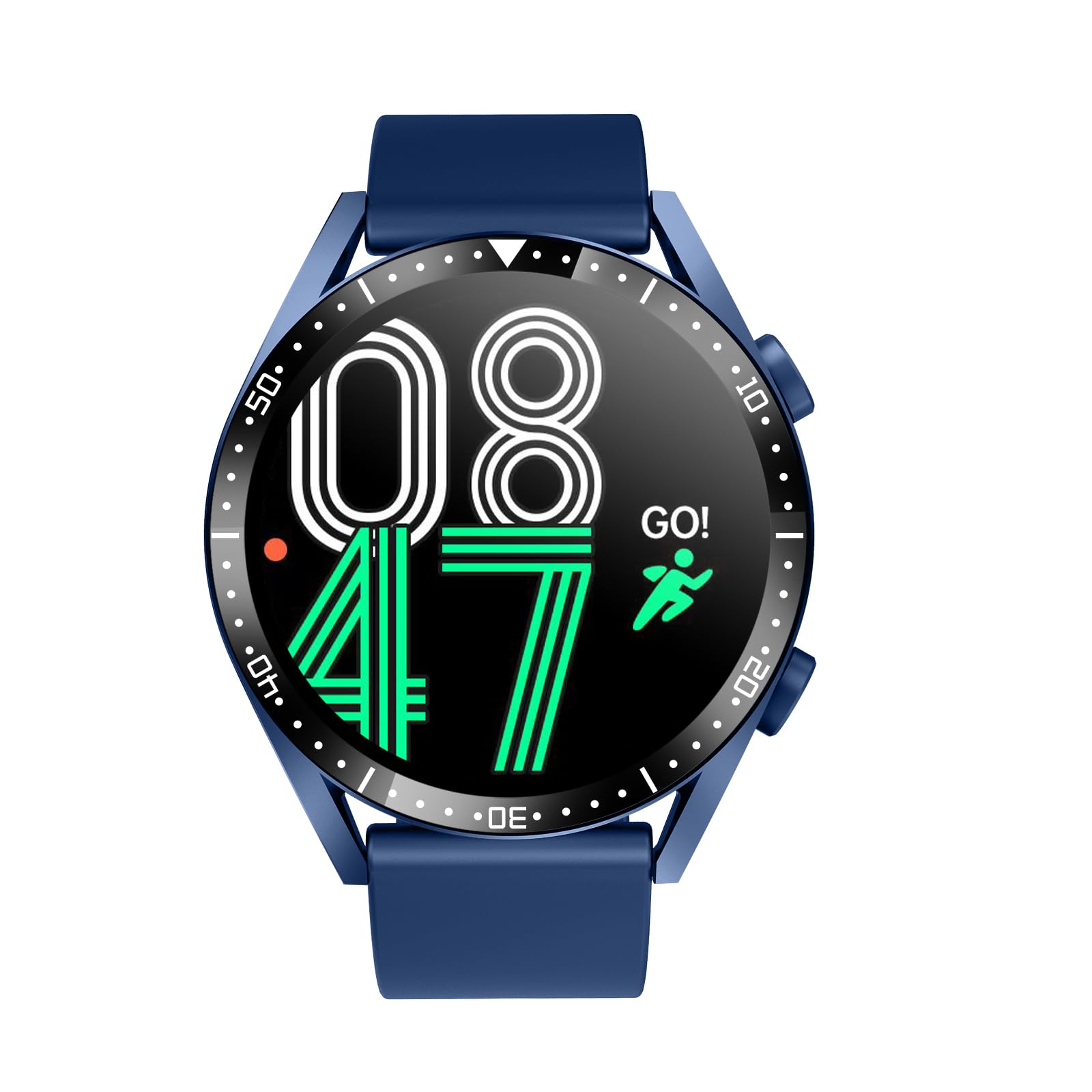 X.cell Classic 3 Talk Lite Smart watch, Heart Rate/Blood Pressure/Oxygen Level Monitoring, Receive & Make Calls,Water Resistance: IP67,1 Week Battery life, Compatibility:IOS/Android (Blue)