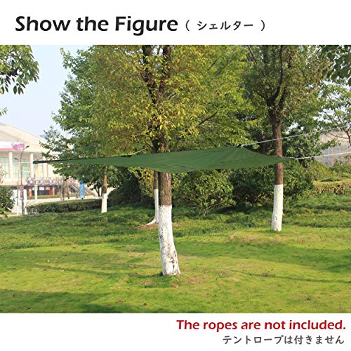 image for Azarxis Waterproof Camping Tent Tarp Hammock Rain Fly Footprint Ground