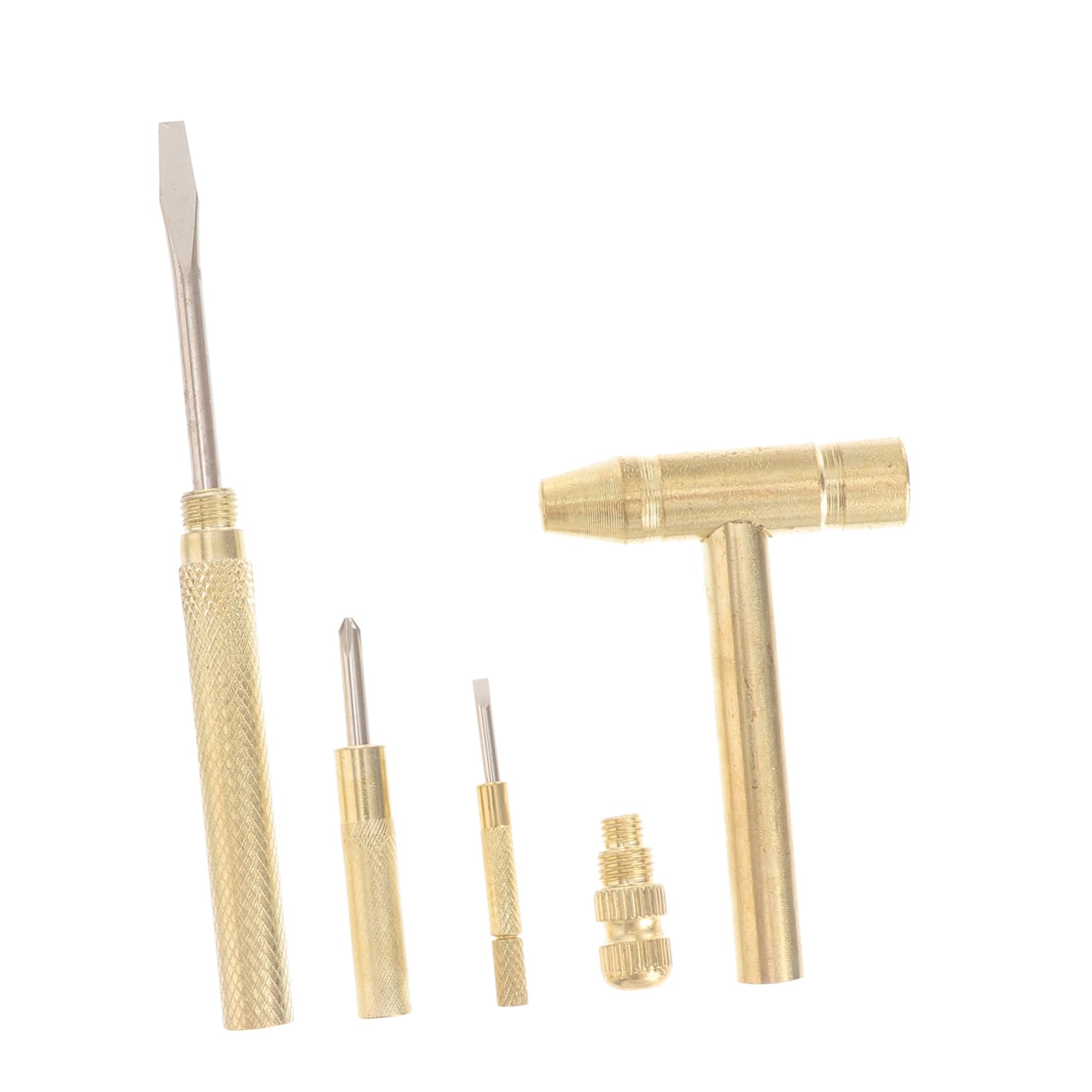 KONTONTY 6 1 Multi-tool Tools Hammers Screwdriver Hammer Multi Tool Double Headed Hammer Golden