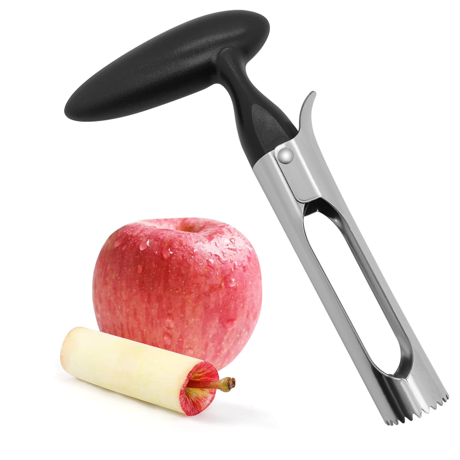 Vide-pomme En Acier Inoxydable - Poignée ABS Ergonomique - Pour Pommes, Poires Et Fruits Durs