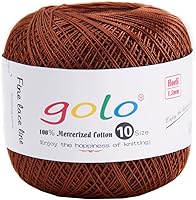 Vista 39 de golo 24 bolas hilo de ganchillo tamaño 10 hilo para tejer a mano hilo de ganchillo 10-24-1