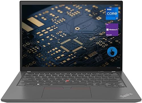 Lenovo Estación de trabajo móvil ThinkPad P14s Gen 3, pantalla táctil FHD+ de 14 pulgadas, Intel i7-1260P, 32 GB de RAM, 1 TB SSD, cámara IR, HDMI,