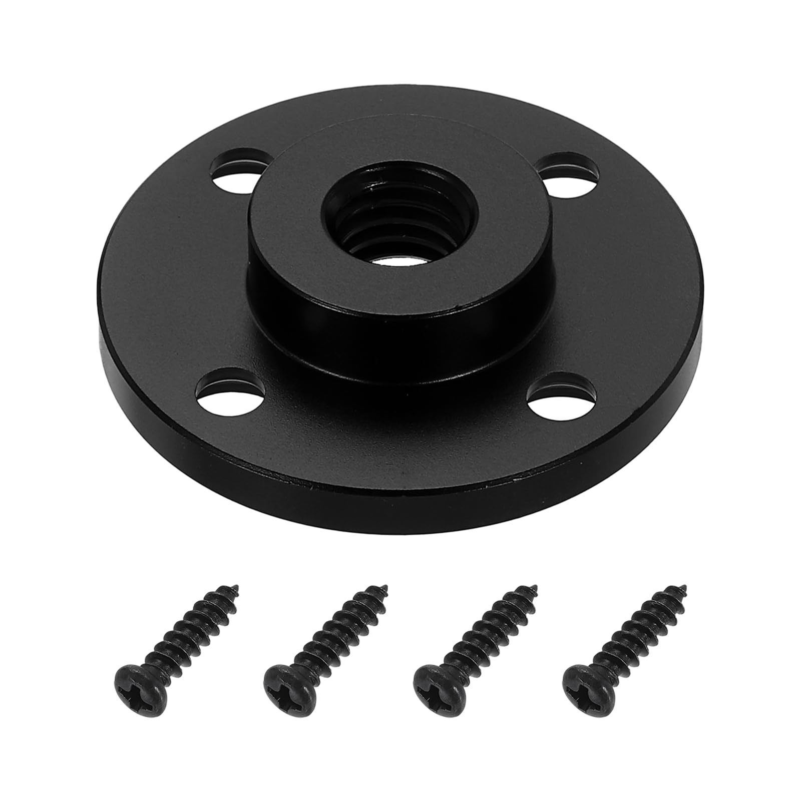PATIKIL Uchwyt adaptera statywu 3/20.3 cm średnica 20 mm, 2 szt. kołnierz ze stopu aluminium, płyta do montażu na ścianie ze śrubami do monitora z magicznym ramieniem, lampa błyskowa, lustrzanka DSLR