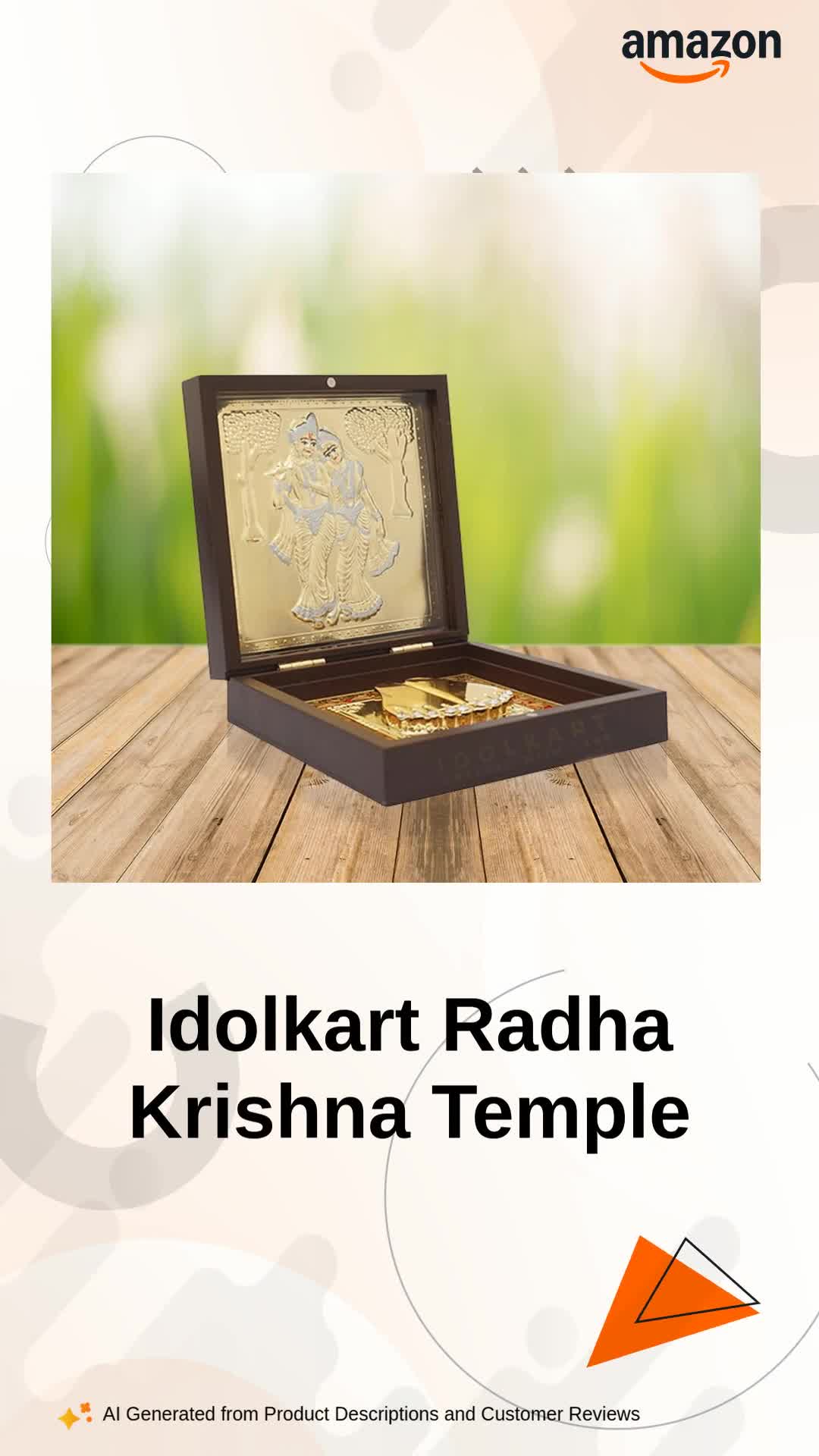 Buy Idolkart 24k Gold and 999 Silver Coated Radha Krishna Murti