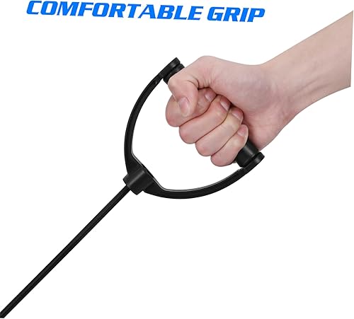 Miniatura 4 de COOLHIYA 1 par de cuerda de gimnasia para hombres, accesorios para hombres, cinturón de ejercicio, cuerdas de ejercicio, correa de ejercicio de paso