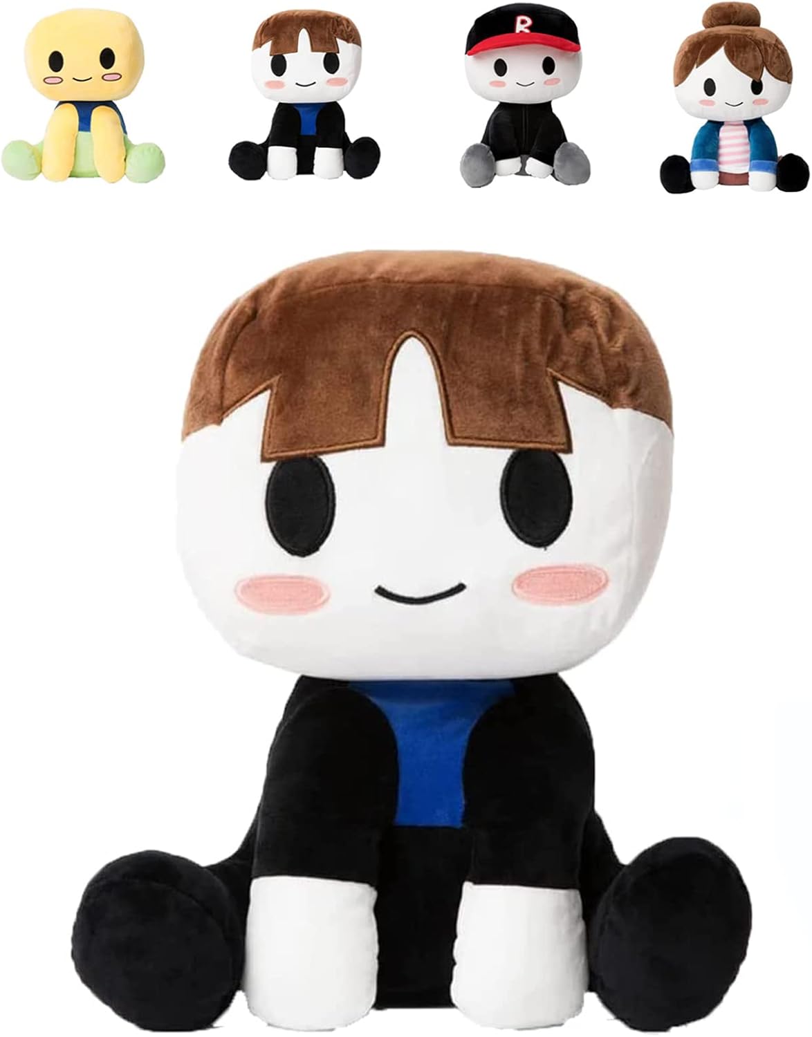 HOFFTI Blox Buddies Plush, 7.8 Blox Buddies Noob Buddy Plush Toys,blox