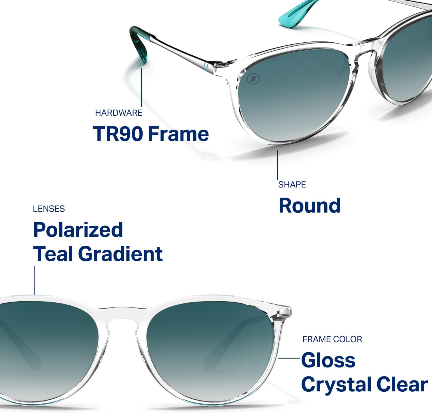 Blenders Eyewear North Park Polarized Sunglasses for Men & Women – 100% UV Protection with Durable TR90 Frame for Outdoors, Beach, Driving – Tropical Current image 6