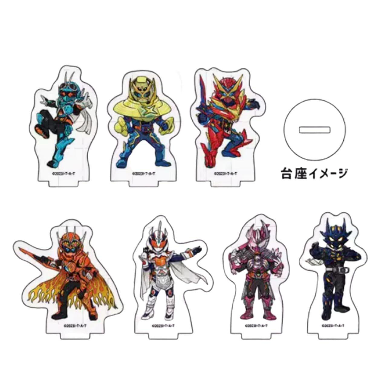 Amazon.co.jp: 仮面ライダー アクリルスタンド 仮面ライダーガッ