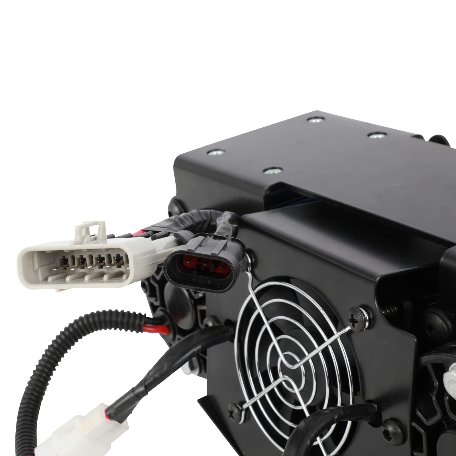 cciyu Compresor de aire doble a bordo de 12 V para diferenciales de taquilla de aire, inflado de neumáticos, herramientas de aire CKMATA12 bomba de compresor de aire