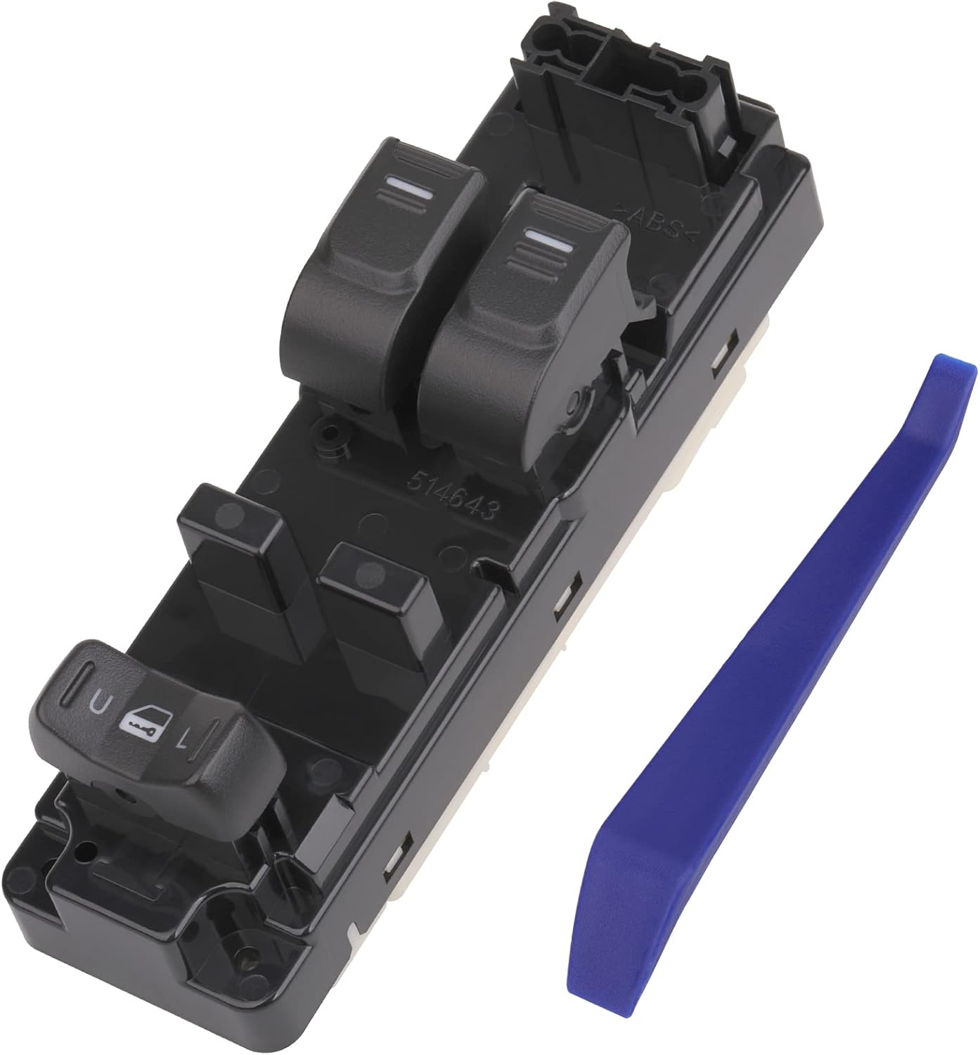 Obaee Master Window Switch Power Control Button Compatible with Chevy Colorado GMC Canyon 2004-2012, Isuzu i-280 i-350 2006, i-290 i-370 2007-2008 Replacement OEM 25779766, Front Left Driver Side