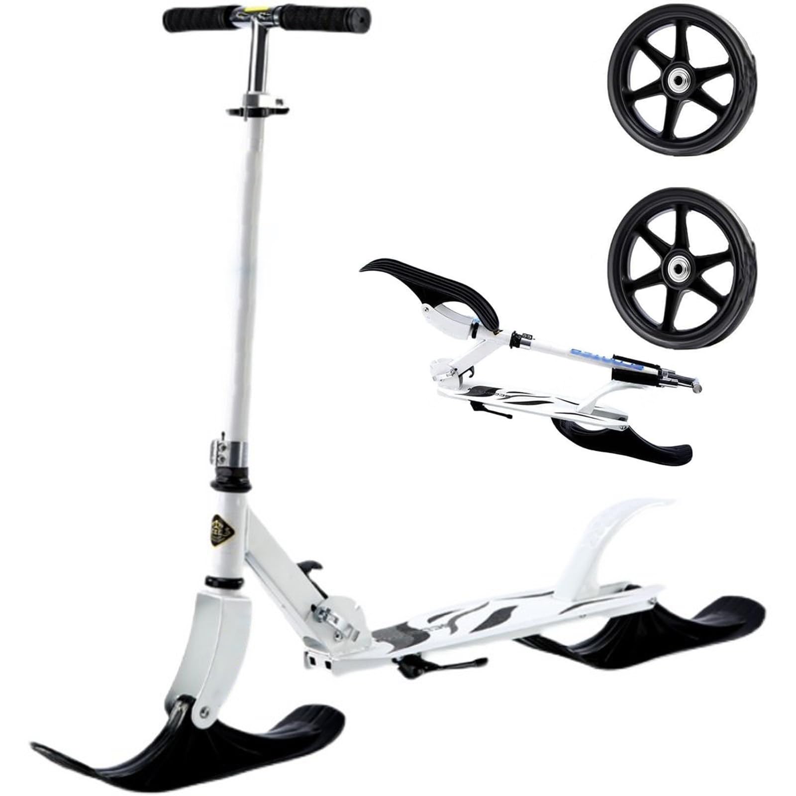 Patinete plegable 2 en 1 con manillar ajustable, paseo suave para niños de 3 a 15 años, ideal para deportes al aire libre para niños y niñas