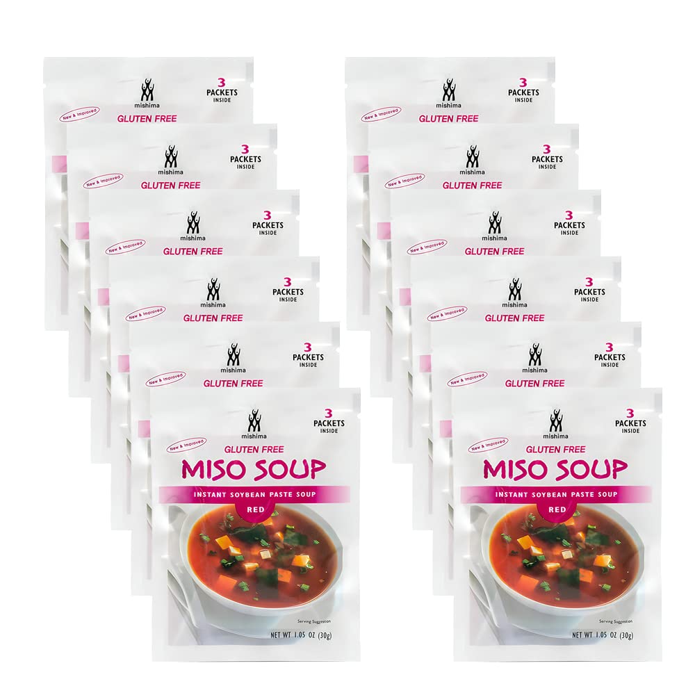 Amazon.com : [MISHIMA] Instant Red Miso Soup | Quick & Easy