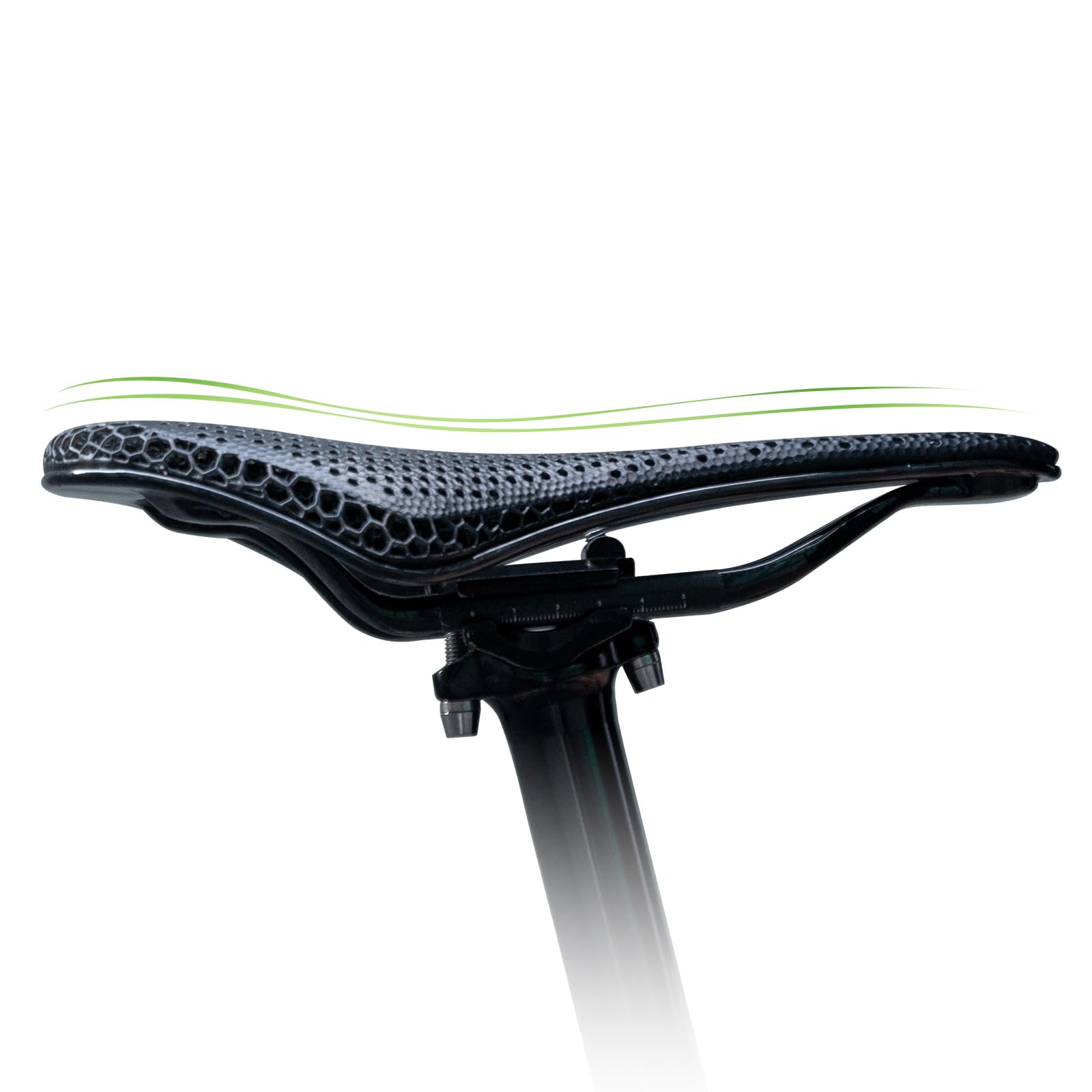 ROCKBROS Fahrradsattel Bequem Weich, 3D Druck Fahrrad Sattel für Herren und Damen, Carbon MTB Sattel, Ergonomischer Fahrradsitz für MTB, Rennrad, Gravel, Ebike