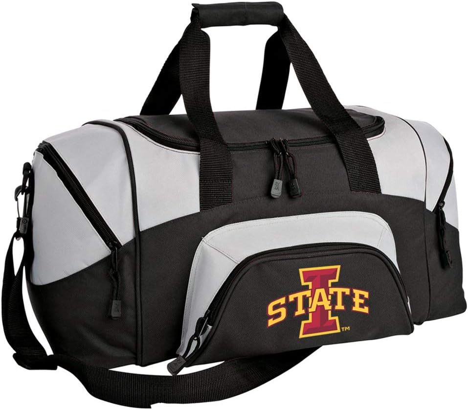 SMALL ISU Cyclones Duffel Bag Iowa State Gym Bags or Suitcase
